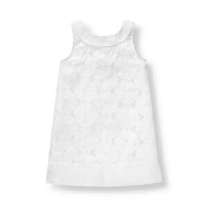 NWT Janie And Jack Floral Eyelet Dress Size 4